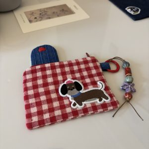 100%純棉手工零錢包