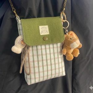 100%純棉手工編織斜跨包DIY